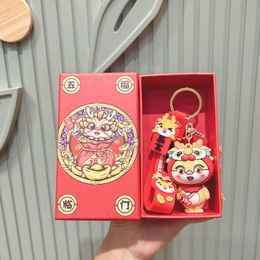 New Year the Year of the Loong Gift Doll Cartoon Pendant Cute Key Chain Key Chain Mascot Pendant