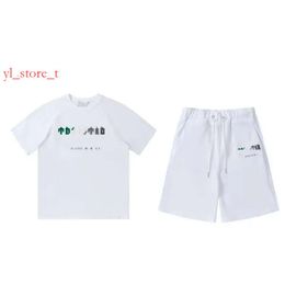 High Qualitymen's T-Shirts Tech Trapstar Track Suits Designer Embroidery Letter Luxury Two-Piece With Summer Sports Fashion Cotton Cord Top Short Sleeve 9199