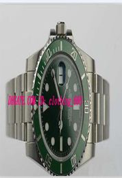 Luxury Watches V5 Asia 2813 Movement Men039s Green 116610LV Stainless Steel 40mm Ceramic Bezel Sapphire Box Papers Mens Watch W2097368