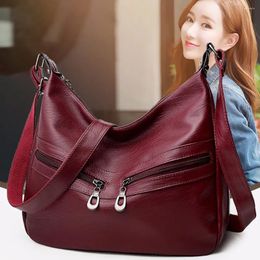 Bag Women Fashion Handbags Tote Shoulder Top Handle Satchel Purse Solid Color Zipper Handbag