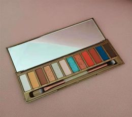 2021 New Eyeshadow Palette Wild West 12 Colours Eye Shadow with make up Brush top quality fast ship2706639