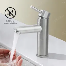 Bathroom Sink Faucets Faucet Stainless Steel Silver Cold Water Counter Basin Tap Kitchen Replacement