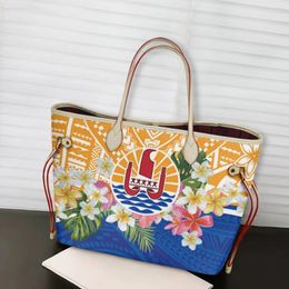 Evening Bags Tahiti Plumeria Printed Female Clutches Flowers Pattern Portable Waterproof Shoulder Bag Street Style Personalized Design Pouch