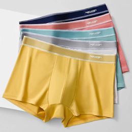 Underpants 1Pcs Boxer Shorts Men's Underwear Sexy Panties Cotton Boxers Man Male Homme U Convex Lingerie
