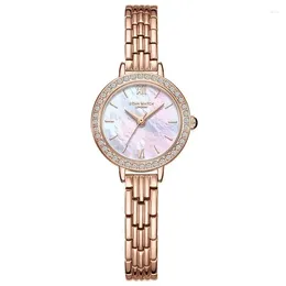 Wristwatches 520 Valentine's Day Women's Watch Fashion Trend WristWatch Ladies Superior Waterproof Quartz Clock Set Gift Reloj Para Mujer