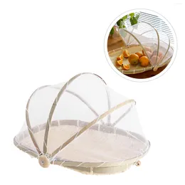 Dinnerware Sets Bamboo Storage Basket Fruits Woven Container Picnic - Mesh Tray Steamed Bread