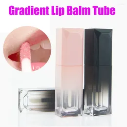 Storage Bottles 5ml Empty Lip Gloss Tube DIY Liquid Lipstick Gradient Pink Black Travel Makeup Cosmetic Container