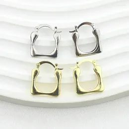 Hoop Earrings 10pairs/lot Gold/Silver Plated Copper Earring High Quality Plating Fashion Jewellery Wholesale