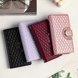 Zipper Wallet Phone Cases for iPhone 15 14 13 12 11 Pro Max XR XS X 7 8 Plus Glitter Powder Solid Colour PU Leather Flip Stand Cover Case with Multi Card Slots and Hand Strap
