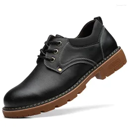 Casual Shoes Classic Mens PU Leather Luxury Handmade 2024 Autumn Designer British Style Elegant Black Oxfords Man Size 44