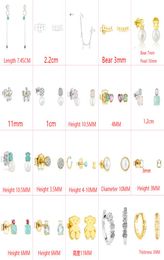 Fahmi 2022 New Style 100% 925 Sterling Silver cute Bear Trend Fashion Ladies Beauul Classic Earrings Jewellery Factory Direct Wholesale4364525