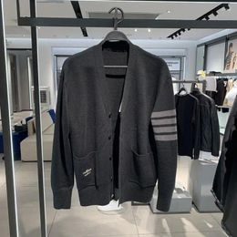 Men's Sweaters Top Grade Autum Winter Brand Fashion Knitted Men Cardigan Sweater Black Korean Casual Coats Jacket Mens Clothing S-XXL