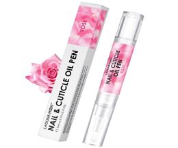 5ML Rose Smell Rapid Absorption Nail Cuticle Oil Dead Skin Remover Softener Cuticle Nail Treatment Nourish Toes Skin Manicure Tool9981530