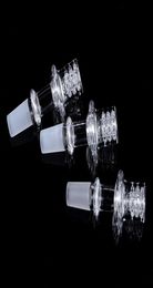 10mm 14mm Male Clear Top Nail Smokig Accessories Flat Top For Hookahs Banger Diamond Knot Quartz Enail Bangers GQB251946118