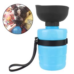 Foldable Squeeze Type Portable Cat Feed Bowl Water Jug Cup Dispenser Dog Drinking Water Bottle Pet Feeder 240419