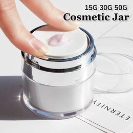 Storage Bottles 15G 30G 50G Transparent Empty Creams Pump Jar Travel Makeup Tool Portable Refillable Cosmetic Cream Container