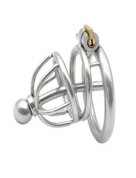 2016 New Latest design cage Stainless steel Male bondage devices catheter Bdsm Sex Toys For Men Belt Penis Rings7536787