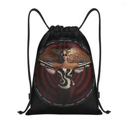 Shopping Bags Renaissance World Tour Beyonce Drawstring Sports Backpack Gym Sackpack String For Cycling