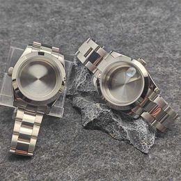 Watch Bands 39mm case set with oyster sapphire crystal mens accessories stainless steel suitable for NH35/NH36 Q240430