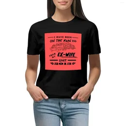 Women's Polos I Have Been On The Run (black Coral) T-shirt Cute Tops Clothes Women T-shirts