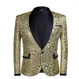 Men's Suits Large Suit Blazers Host Po Studio British Groom Wedding Dress Fashion Clothes Ropa