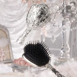 Flower Knows Swan Ballet Series Paddle Blade Hair Brush Air Cushion Comb 240428