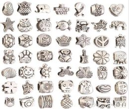 For Jewelry Making Big Hole Loose Spacer Beads Charms DIY Craft Whole Cheap Jewelry Making Supplies For Bracelet Charms9718293
