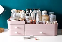 Storage Boxes Bins Oversized Makeup Box Drawer Bathroom Ladies Skin Care Dressing Table Cosmetics Lipstick Beauty9057810