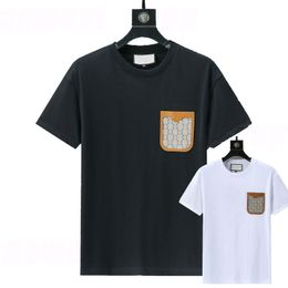 designer mens plus size t-shirt tshirt casual striped color classic summer marque geometric embroidery badge letter loose tee tops basic best womens XXXL 3XL