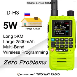 Walkie Talkie TIDRADIO H3 Multifunctional Phone Mutil-Band Long Range Radio APP USB Type-C Cable Programming &Charge