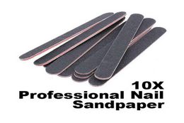 10PCS Nail Art Sanding Salon Buffer Nail Files Sandpaper Manicure UV Gel Polisher Manicure Pedicure Nail Tools BSEL5588520