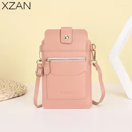 Evening Bags Fashion Trendy Clutch For Women Messenger Bag Large Capacity Diagonal Lady Leather Zipper Horizontal Wallet