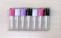 5ml Empty Lip Gloss tubes Lip Glaze Brush Wand Makeup Container Lipstick Lip Balm Refillable DIY Lipgloss Tube6374230