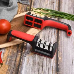 Knife Sharpener 4 Stages in 1 Professional Whetstone Kitchen Sharpening Stone Fine Scissors Grinder Chef Honing Tool