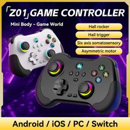Sky Blue Bluetooth Game Controller for Android IOS Phones