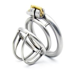 NEW Style Small Metal Cock Cage 3 size 40mm,45mm,50mm Snap Ring Locking Ring Stainless Steel Men devices4849430