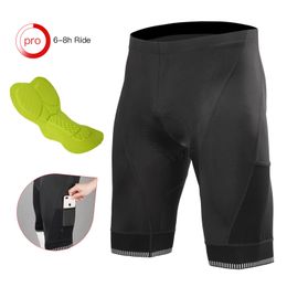 Darevie bicycle shorts with 2 pockets 80kg/m ³ cushion mens bicycle shorts high-quality non slip strap road bicycle shorts Pro 240428