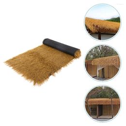 Decorative Flowers Rugs Thatched House Tiles Simulation Grass Roof Artificial Straw Mexican Lifelike