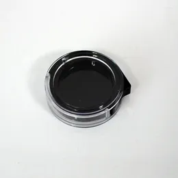 Storage Bottles 100 Pcs 2g Black Plastic Jar 2ml Mini Eyeshadow Cosmetic Jars Packaging Containers