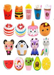 Jumbo Kawaii Popcorn Fries Panda Squishy Cake Deer Milk Squeeze Toys Slow Rising Cream Scented Antistress Child Kid Baby Toys BWA55292738