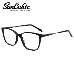 Sunglasses Frames Eyeglasses Eyewear Glasses Acetate Optical Frame Clean Lens Trend Men Teenager Cat's Eye High Quality G117