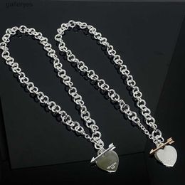 t Thick Chain Heart Arrow Series Ti Home Necklace Bracelet Sets Europe and America Men Women with Collarbone Couple Necklaces Cyd23121905-5 PKWB