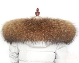 Winter warm fur collar scarf real raccoon 100 natural fur scarf fashion shawl warm coat coat accessories L103027750