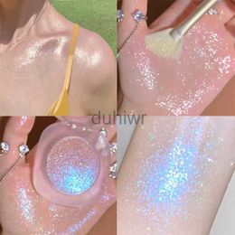 Body Glitter Diamond Mashed Potatoes Highlighter Lasting Glitter Face Body Brighten Powder Create Contour Natural Highlighter Makeup Cosmetic d240503