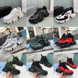 Praddas Pada Prax Prd Woman Mens Shoes Casual Cloudbust Thunder Sneakers Platform Shoes Runner Trainer Outdoor Shoe Knit Fabric Low Top High Top Light Rubber New