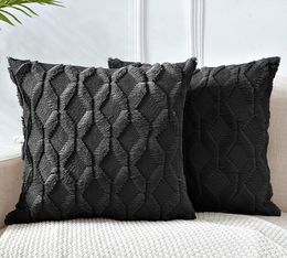 European American 45x45 cm Decorative Pillow sofa leaned pillows INS wind velvet cotton puff plush cushion pillow slides2391889