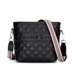 Evening Bags Genuine Leather Rhombic Car Sewing Women's Bag One Shoulder Crossbody Small Head Layer Cowhide European And American