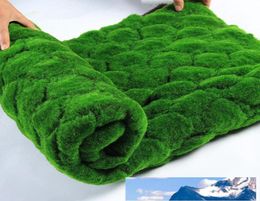 100100cm Artificial Moss Fake Green Plants Mat Faux Moss Wall Turf Grass for Shop Home Patio Decoration Greenery2776815