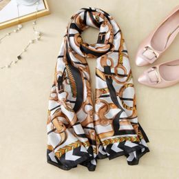 Satin Silk Feeling Scarf Women Head Scarfs Bundle Foulard Soie Female Shawl Ladies Colourful Pattern Print Scarves26106271339015