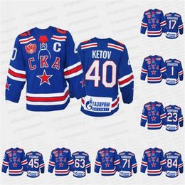 Kob Collection Relate 75th Anniversary Jersey Lars Johansson Ilya Kovalchuk Joonas Kemppainen Evgeny Ketov Daniil Pylenkov Evgenii Dadonov Anton